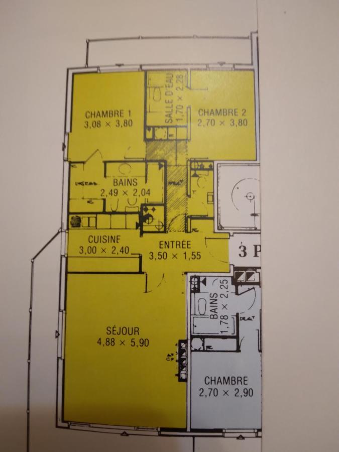 Grand 3 Pieces 82 M2 4P Plus 2-3P , 150M Plage Довил Екстериор снимка